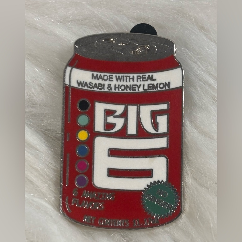 Disney Parks Delicious Drinks Big Hero 6 Soda Pop Can Pin